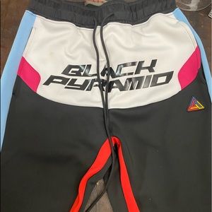 Black pyramid sweat pants / joggers